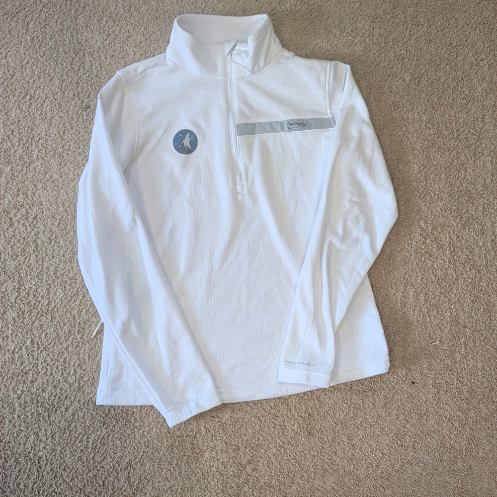 MN Timberwolves White Long Sleeve Shirt